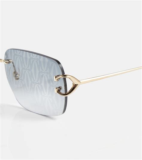 cartier sonnenbrille eckig|Cartier Eyewear Collection Eckige Sonnenbrillen für Damen.